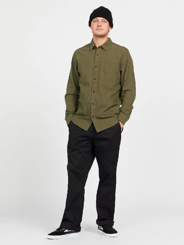 Date Knight Long Sleeve Shirt - Military