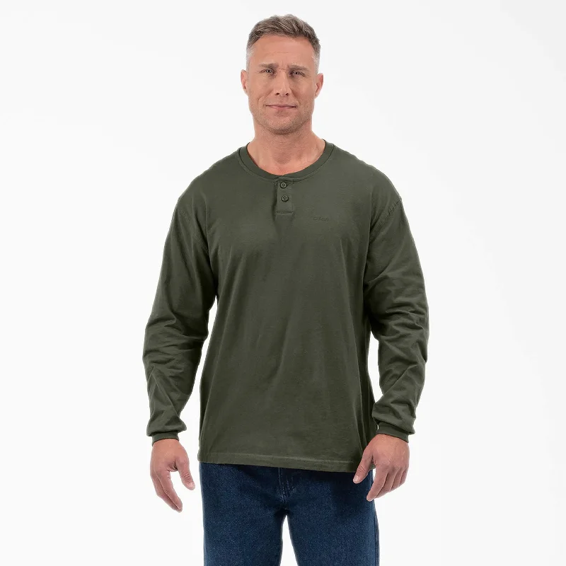 Dickies Long Sleeve Henley T-Shirt