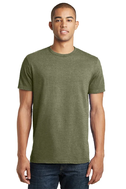 District Mens The Concert Short Sleeve Crewneck T-Shirt - Military Green Frost