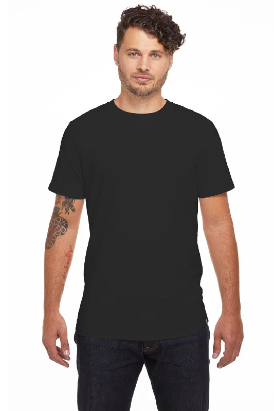 Econscious Mens USA Made Short Sleeve Crewneck T-Shirt - Black