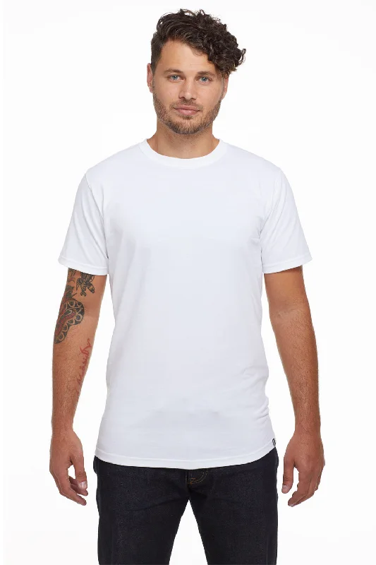 Econscious Mens USA Made Short Sleeve Crewneck T-Shirt - White