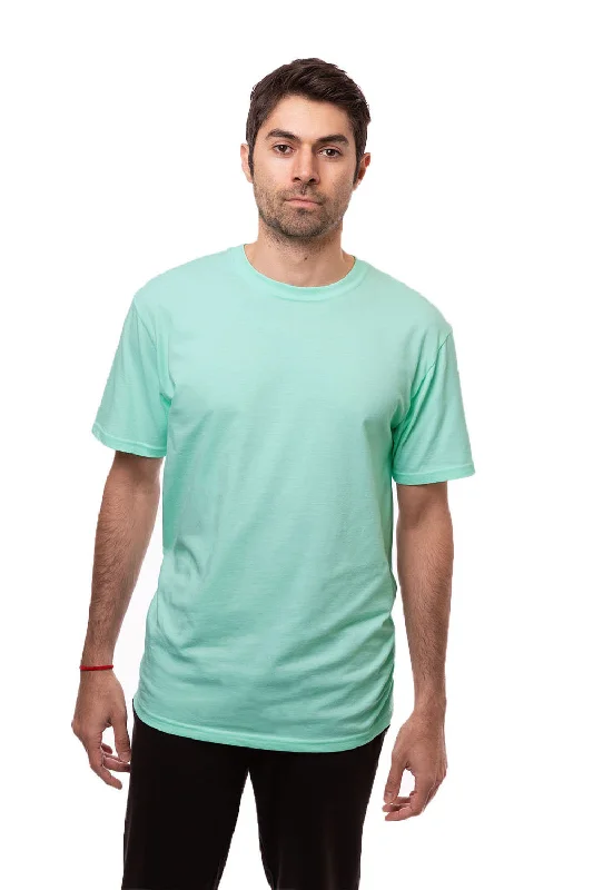 Econscious Mens Short Sleeve Crewneck T-Shirt - Sunwashed Mint Green