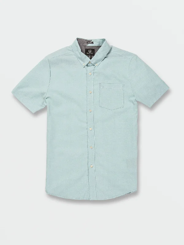 Everett Oxford Short Sleeve Shirt - Cali Blue Heather