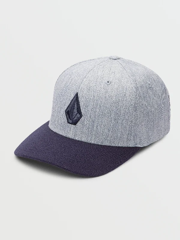 Full Stone Heather Flexfit Hat - Heather Blue