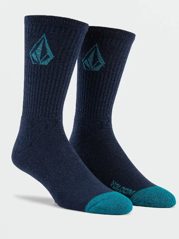 Full Stone 3 Pack Socks - Coastal Blue