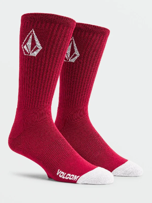 Full Stone Socks 3 Pack - Mahogany