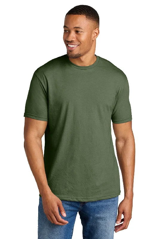 Gildan Mens Softstyle CVC Short Sleeve Crewneck T-Shirt - Cactus Green