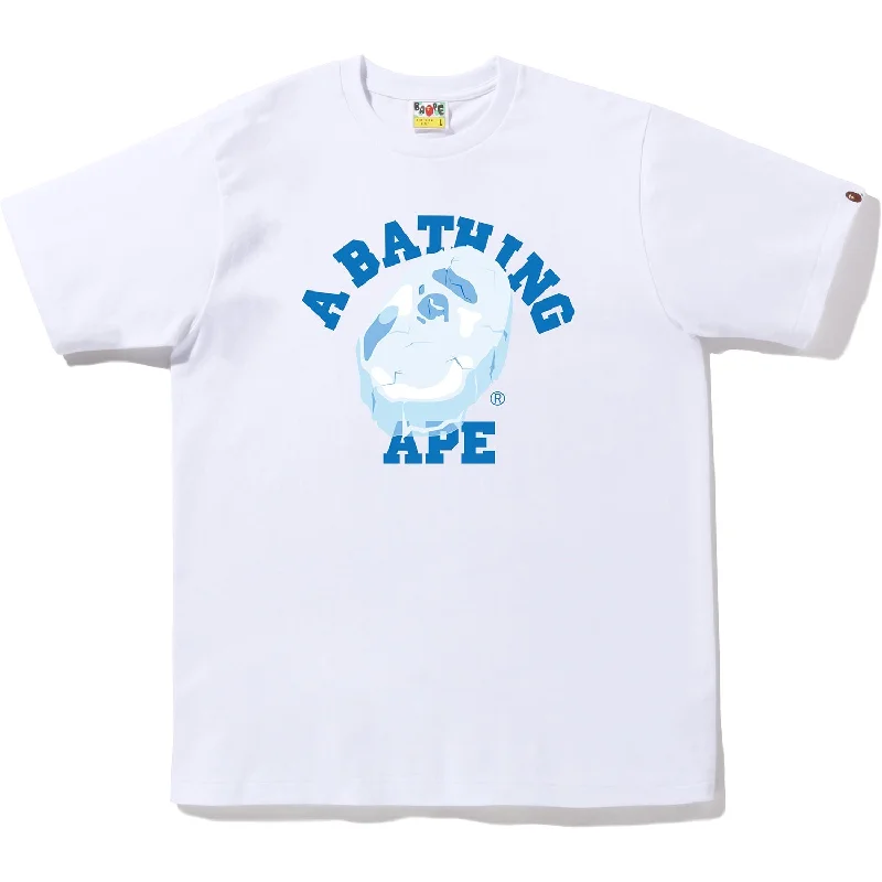 Ice Ape Head College Tee Mens