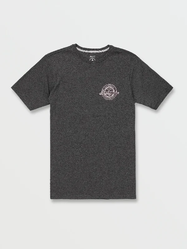 Initial Short Sleeve Tee - Dark Black Heather