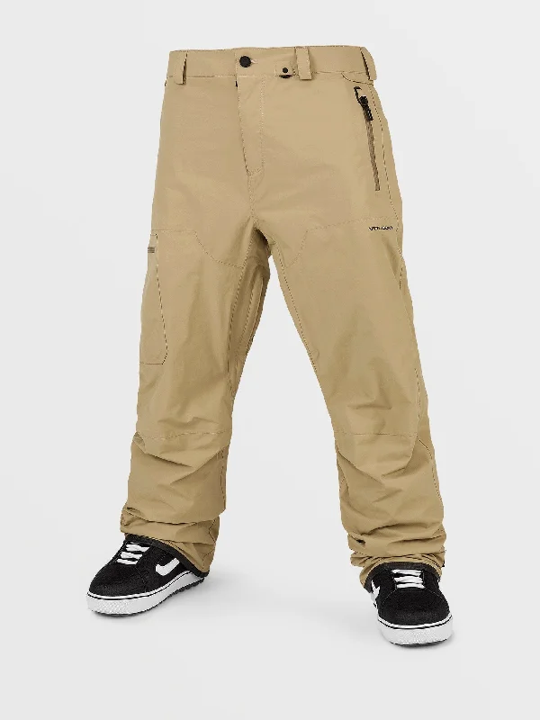 Mens L Gore-Tex Pants - Dark Khaki