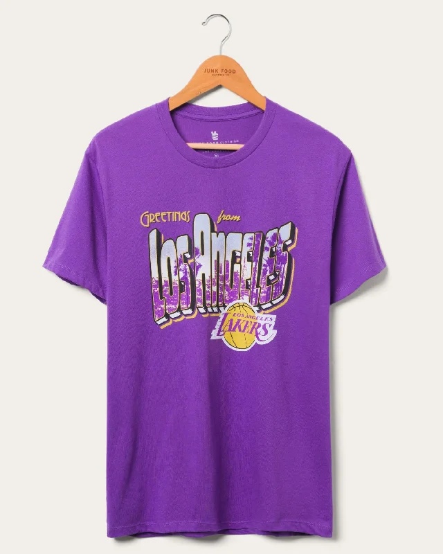 Lakers NBA Postcard Tee