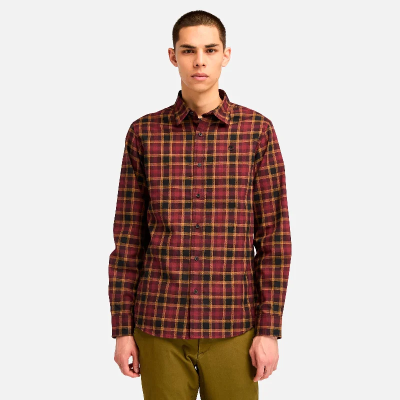 Men's Herringbone Flannel Check Shirt