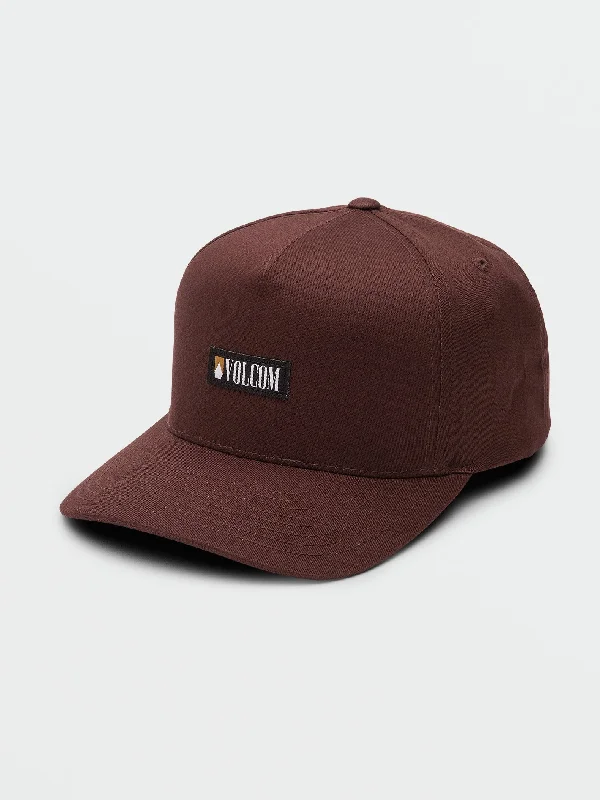 Mixed Bag Snapback - Mahogany