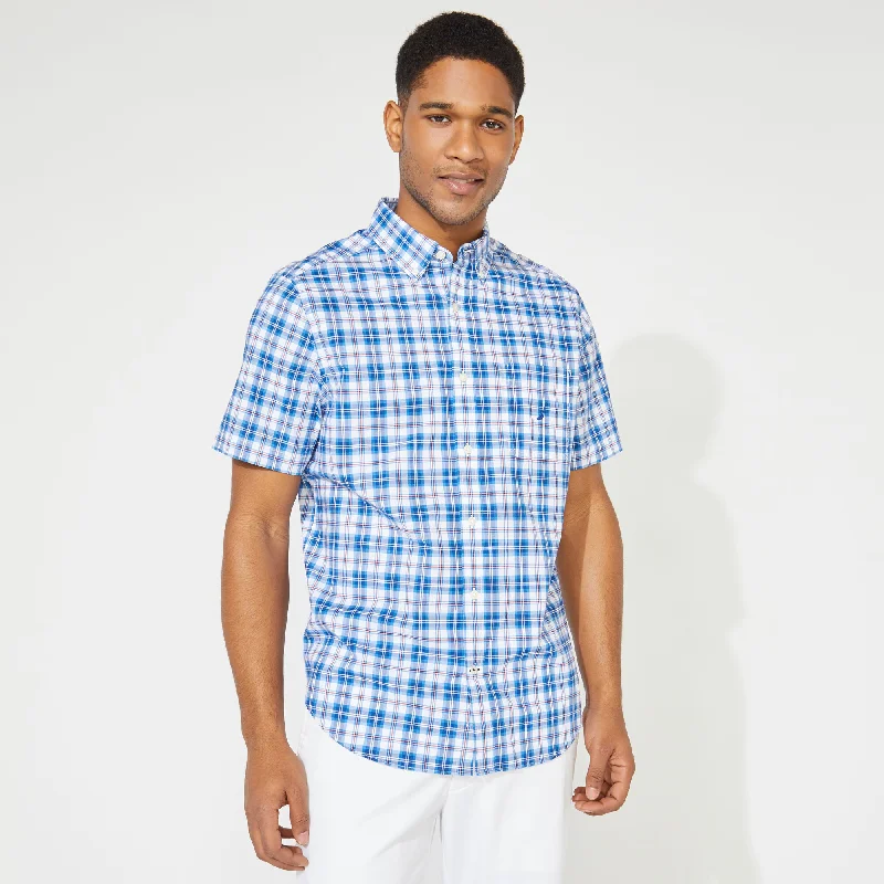 Nautica Mens Big & Tall Classic Fit Plaid Shirt