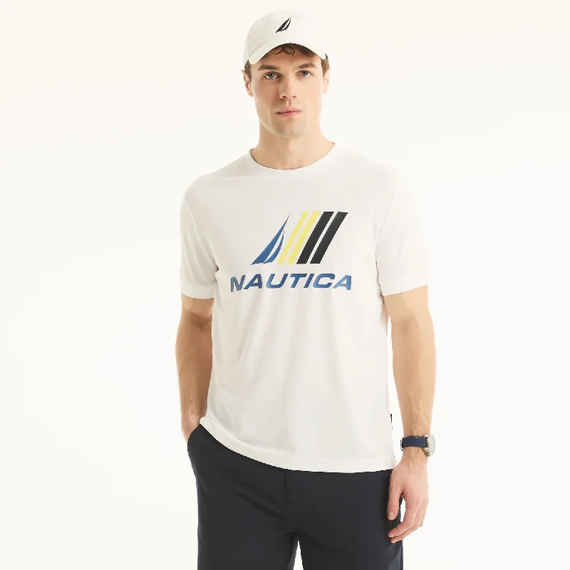 Nautica Mens Navtech Sustainably Crafted Logo T-Shirt