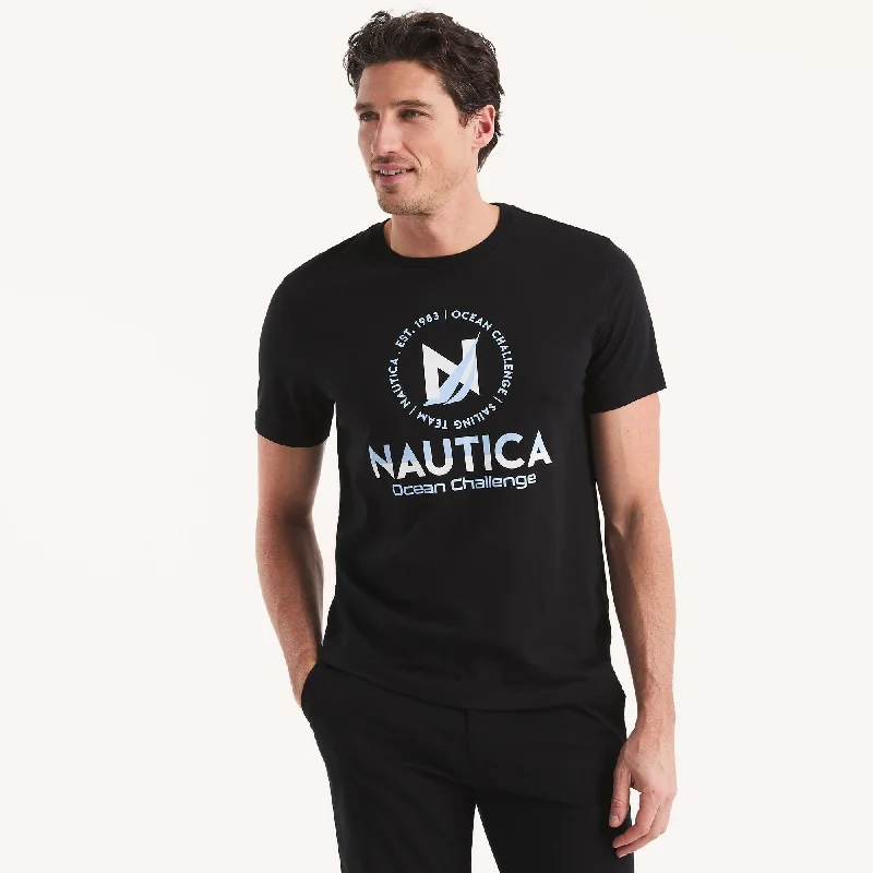 Nautica Mens Ocean Challenge Graphic T-Shirt