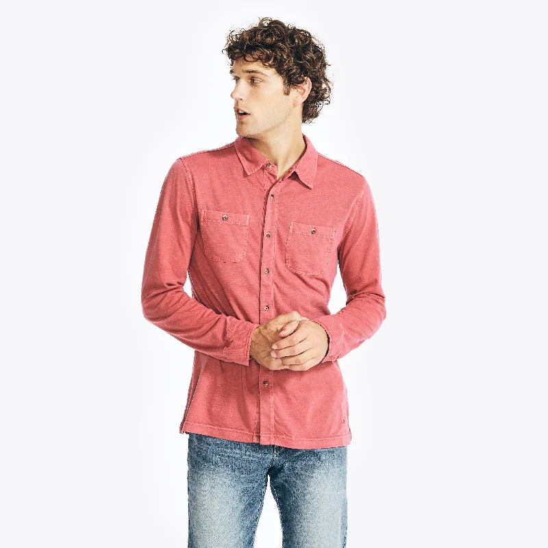 Nautica Mens Patch Pocket Shirt