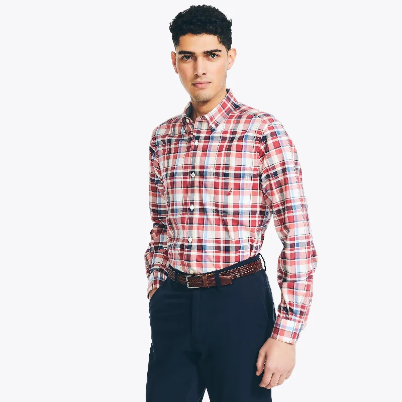 Nautica Mens Plaid Shirt