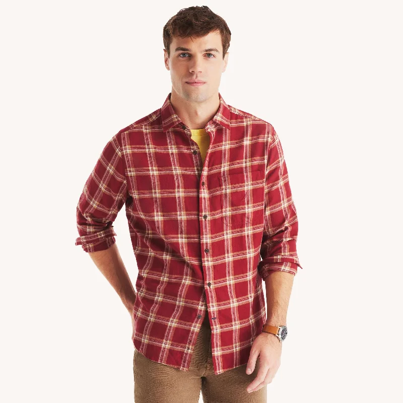 Nautica Mens Plaid Shirt