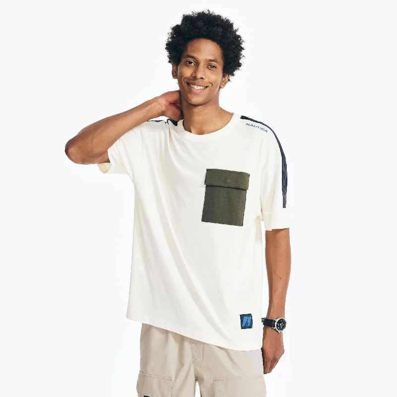 Nautica Mens Pocket T-Shirt