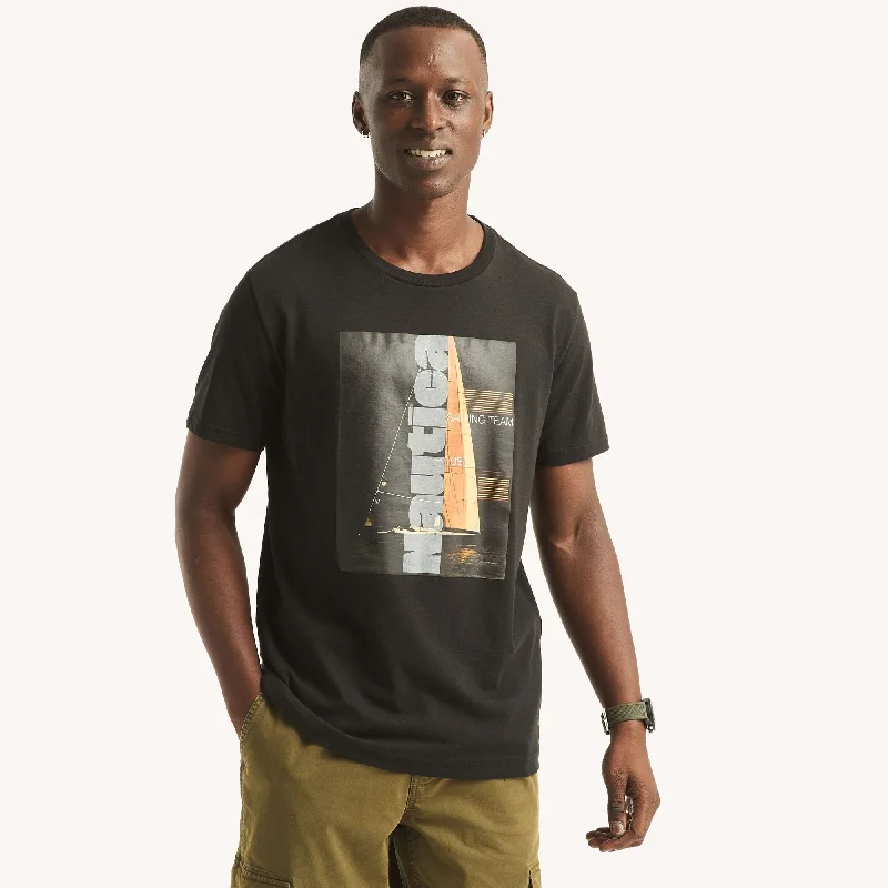 Nautica Mens Sailing Team Graphic T-Shirt