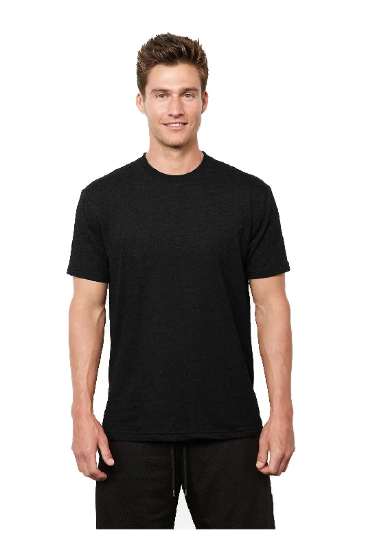 Next Level Mens Eco Performance Short Sleeve Crewneck T-Shirt - Heather Black