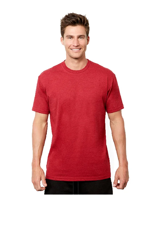 Next Level Mens Eco Performance Short Sleeve Crewneck T-Shirt - Heather Red - Closeout