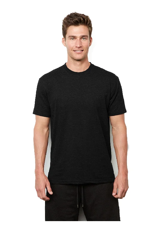 Next Level Mens Eco Short Sleeve Crewneck T-Shirt - Heather Black