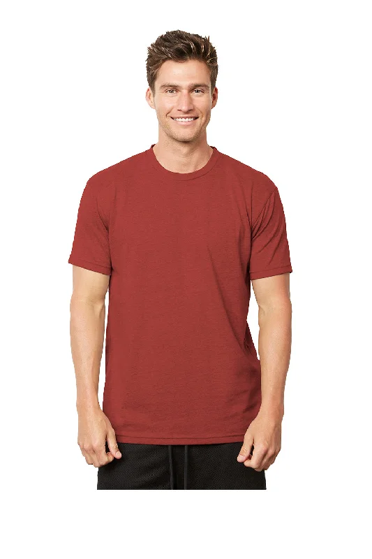 Next Level Mens Eco Short Sleeve Crewneck T-Shirt - Heather Teja Red - Closeout