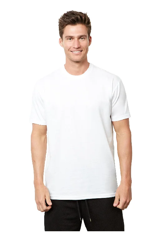 Next Level Mens Eco Short Sleeve Crewneck T-Shirt - White - Closeout