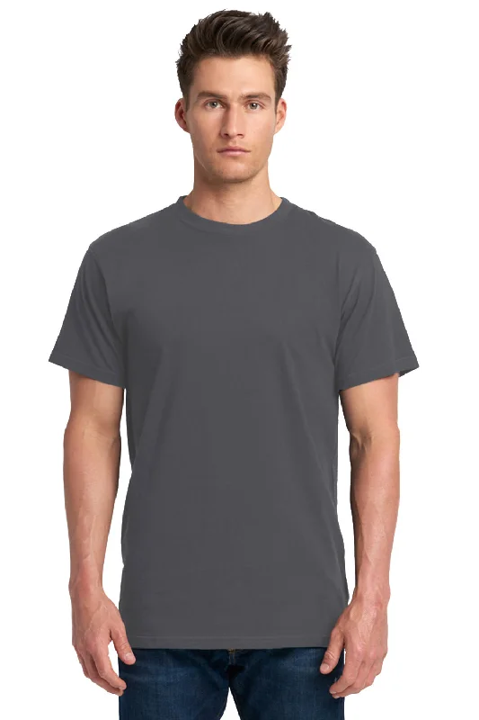 Next Level Mens Power Short Sleeve Crewneck T-Shirt - Heavy Metal Grey - Closeout