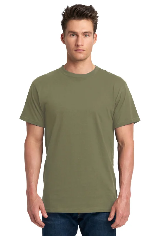 Next Level Mens Power Short Sleeve Crewneck T-Shirt - Military Green - Closeout