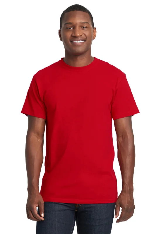 Next Level Mens Power Short Sleeve Crewneck T-Shirt - Red - Closeout