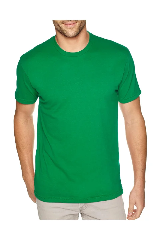 Next Level Mens Sueded Jersey Short Sleeve Crewneck T-Shirt - Envy Green - Closeout