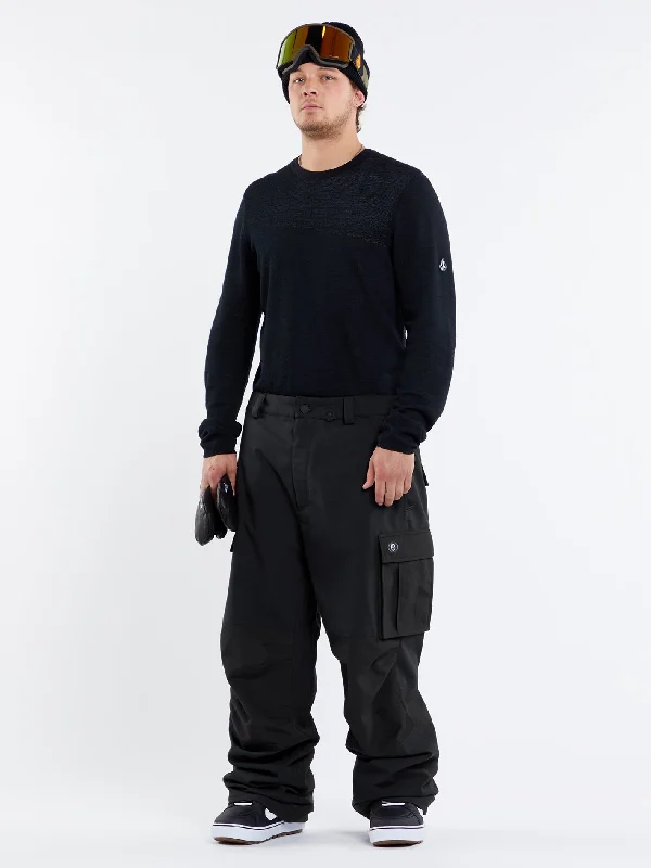 Mens Nwrk Baggy Pants - Black