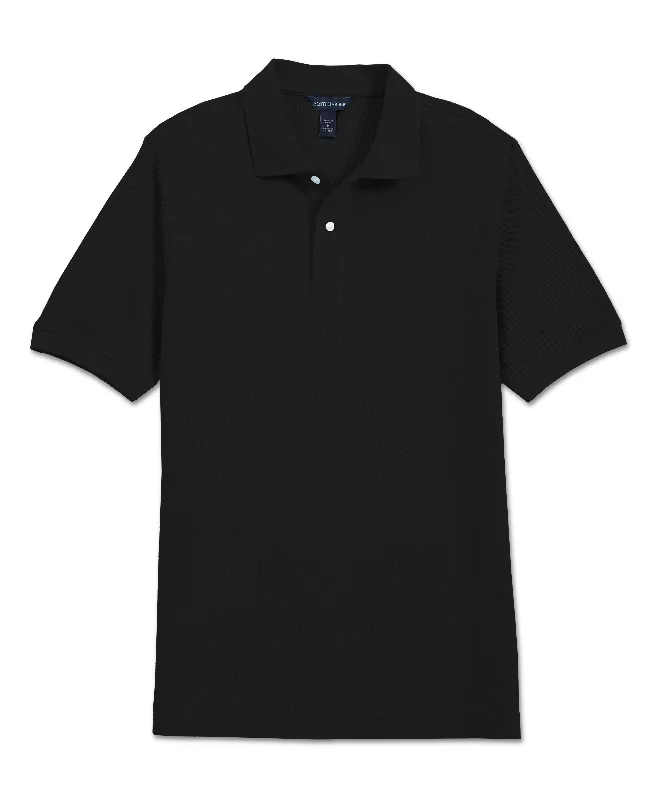 Pima Pique Polo, Black