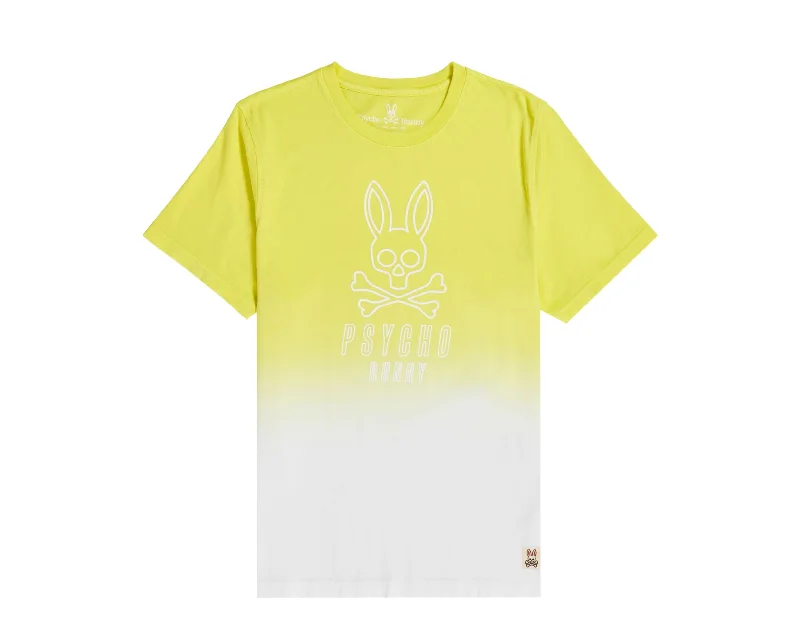 Psycho Bunny Faibanks Crew Neck Lemon Tonic Men's Tee Shirt B6U110N1PC-LNC