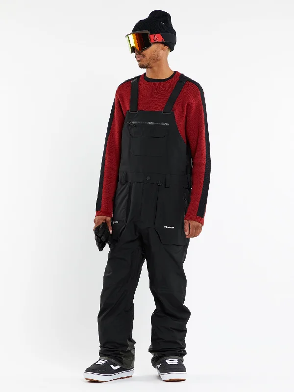 Mens Rain Gore-Tex Bib Overalls - Black