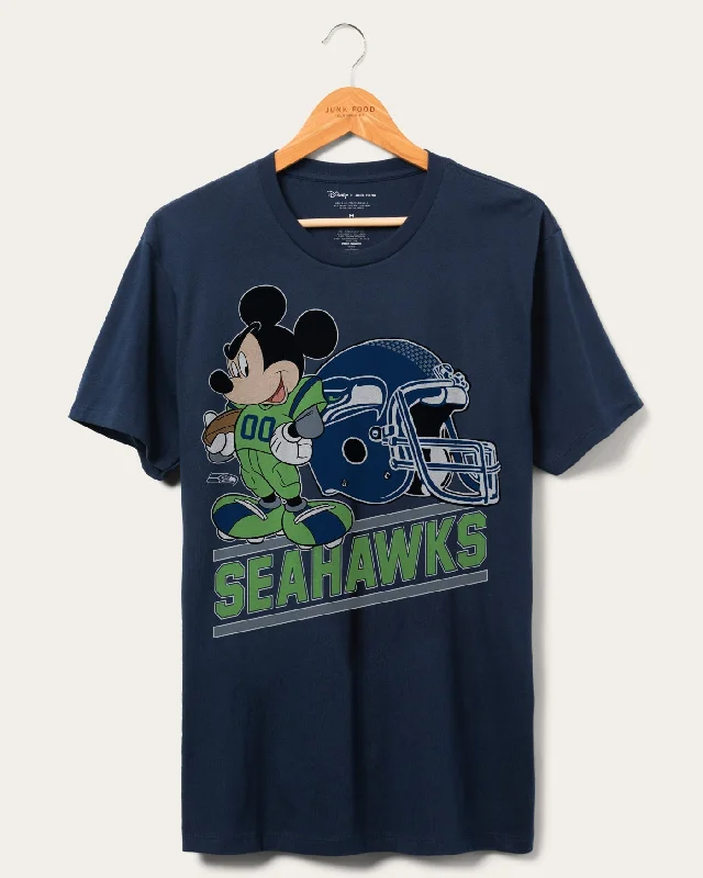 Seahawks Disney Mickey Came to Play Fan Tee