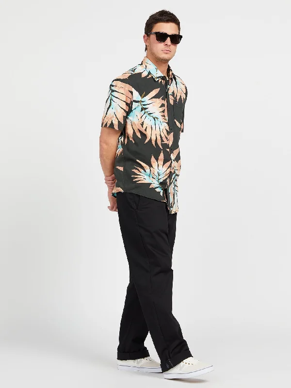 Seeweed Short Sleeve Shirt - Rinsed Black