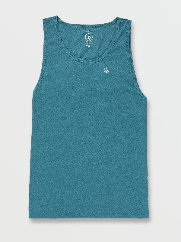 Solid Heather Tank - Carribean Heather