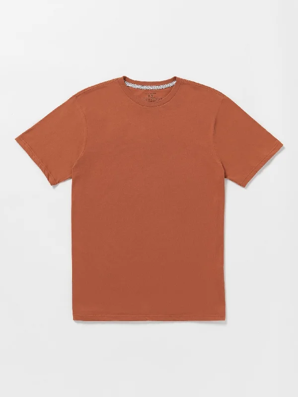 Solid Short Sleeve Tee - Rust