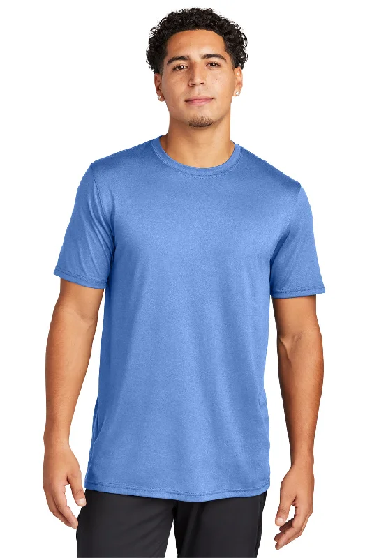 Sport-Tek Mens Echo Moisture Wicking Short Sleeve Crewneck T-Shirt - Carolina Blue