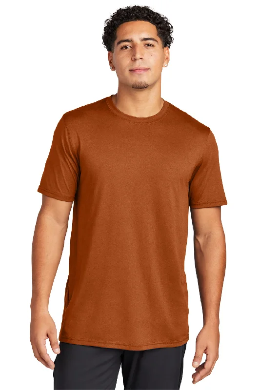 Sport-Tek Mens Echo Moisture Wicking Short Sleeve Crewneck T-Shirt - Texas Orange