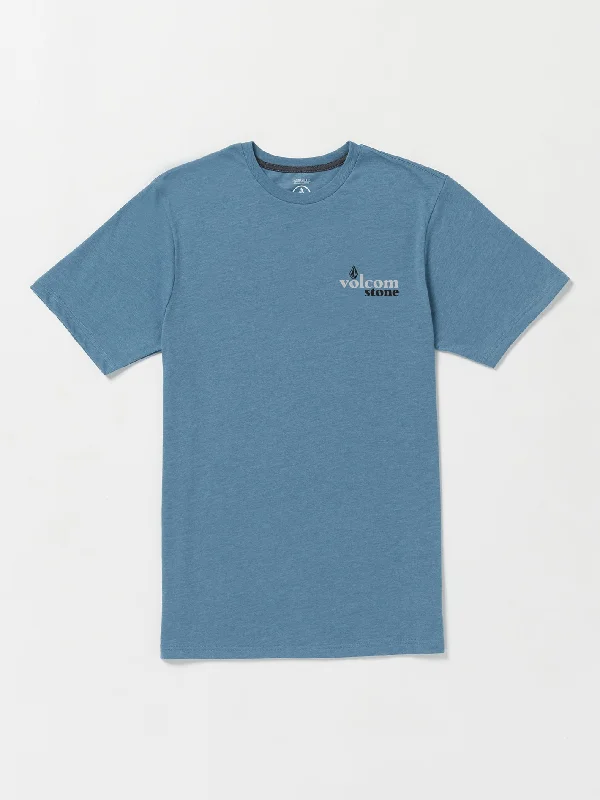 Stone Bubbled Short Sleeve Tee - Indigo Ridge Heather