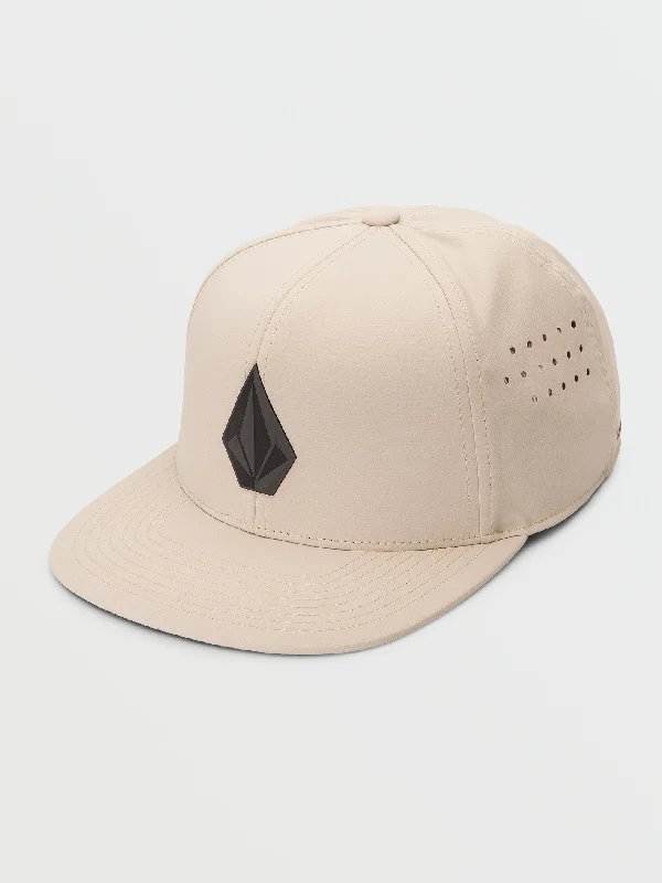 Stone Tech Snapback Hat - Almond