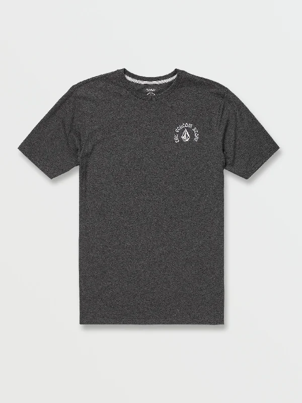 Stone Trippin Short Sleeve Tee - Dark Black Heather