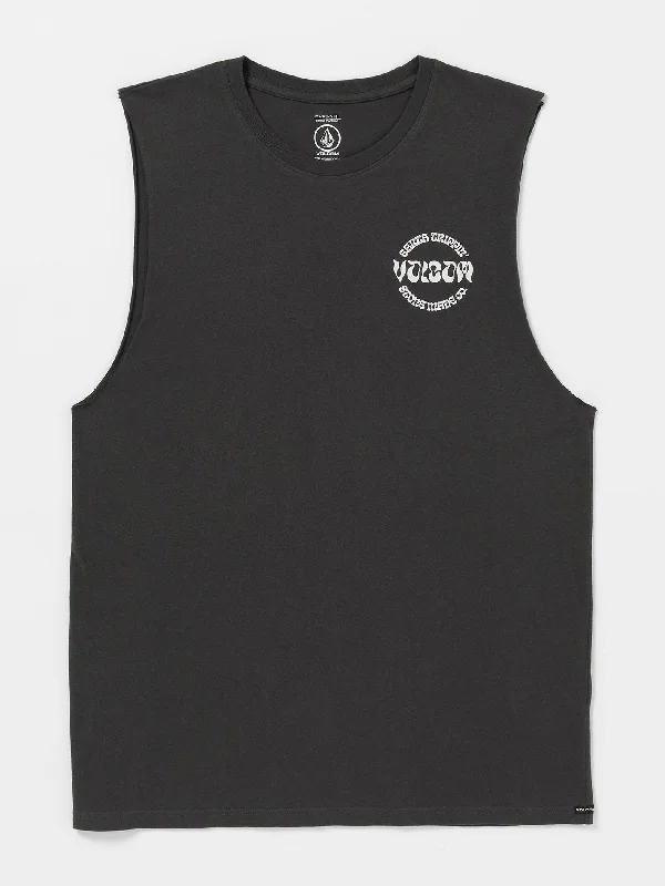 Stoneature Sleeveless Tee - Stealth