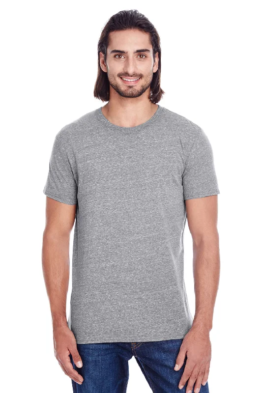 Threadfast Apparel Mens Short Sleeve Crewneck T-Shirt - Grey