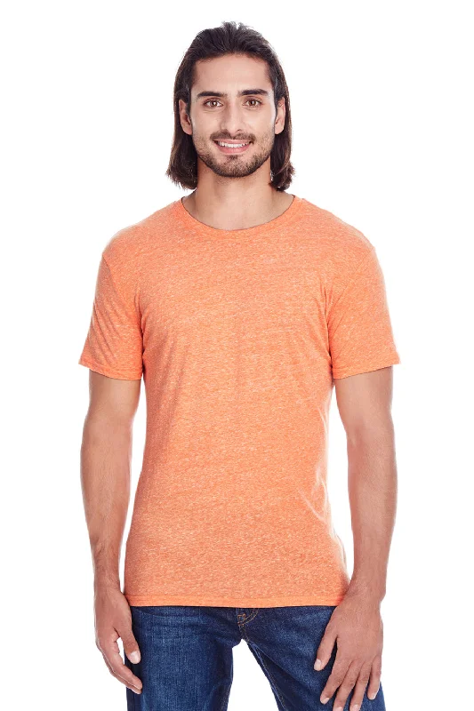 Threadfast Apparel Mens Short Sleeve Crewneck T-Shirt - Orange